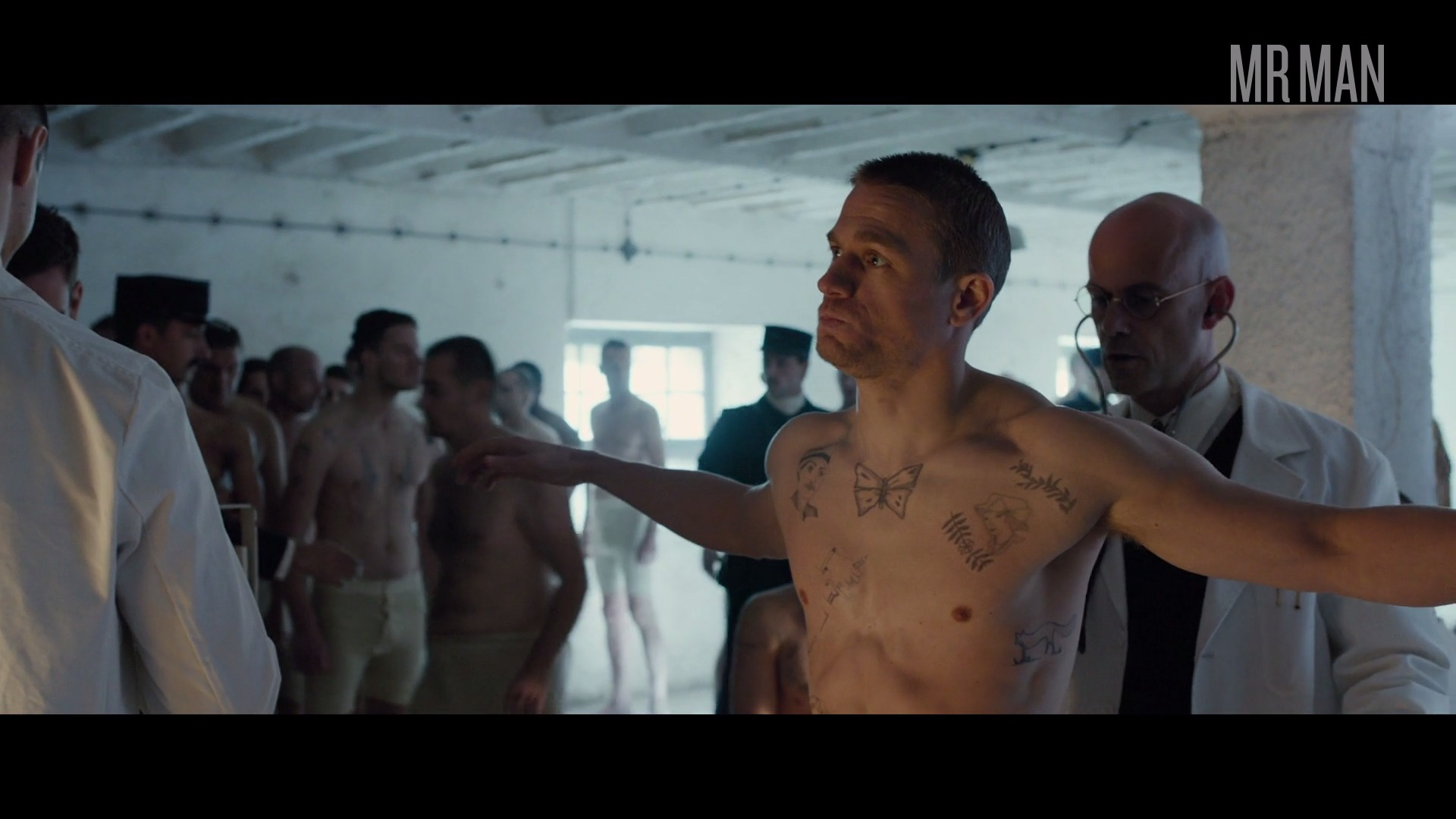 Sexiest Henri 'Papillon' Charrière Scenes. Shirtless, balls, butt. 25864