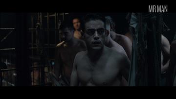Charlie Hunnam, Rami Malek in Papillon (2018) Shirtless Balls Butt 26966