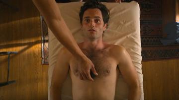 YOU's Sexiest Scenes with Penn Badgley. Shirtless, bulge, sexy. 43854