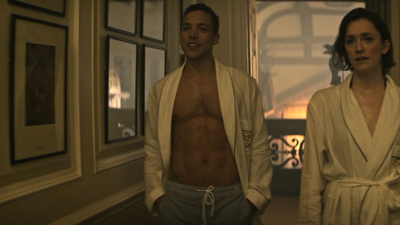 Sexiest Ben Wiggins Scene in YOU. Bathing Suit, Shirtless, sexy. 75247
