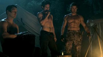 Penn Badgley, Travis Van Winkle, Christopher Sean, Chris O'Shea, Bryan Safi in YOU (2018-2025) Sexy Shirtless Bulge Butt 66105