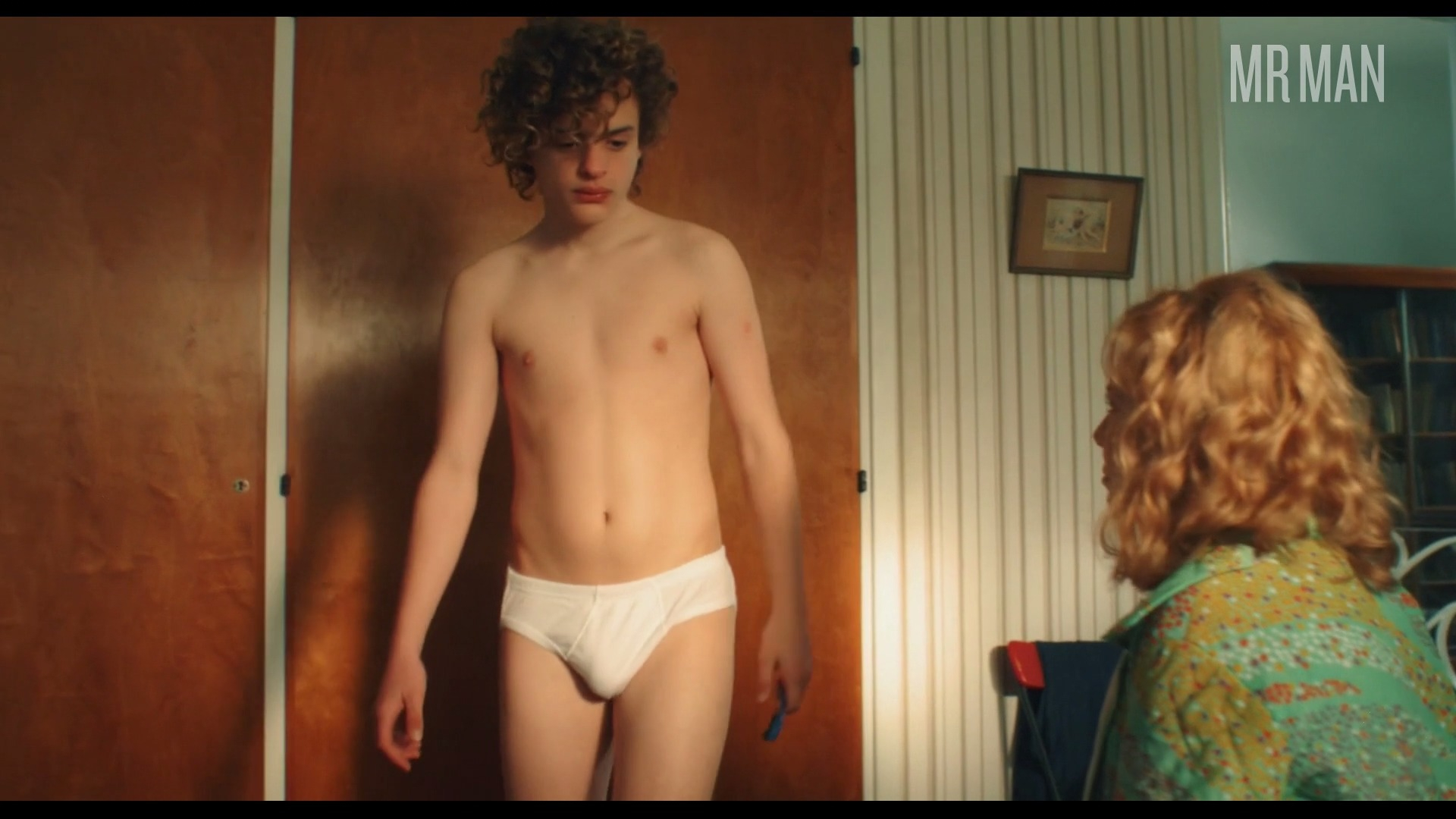 Hottest Lorenzo Ferro Scene in El Angel. Underwear, bulge, sexy. 26126