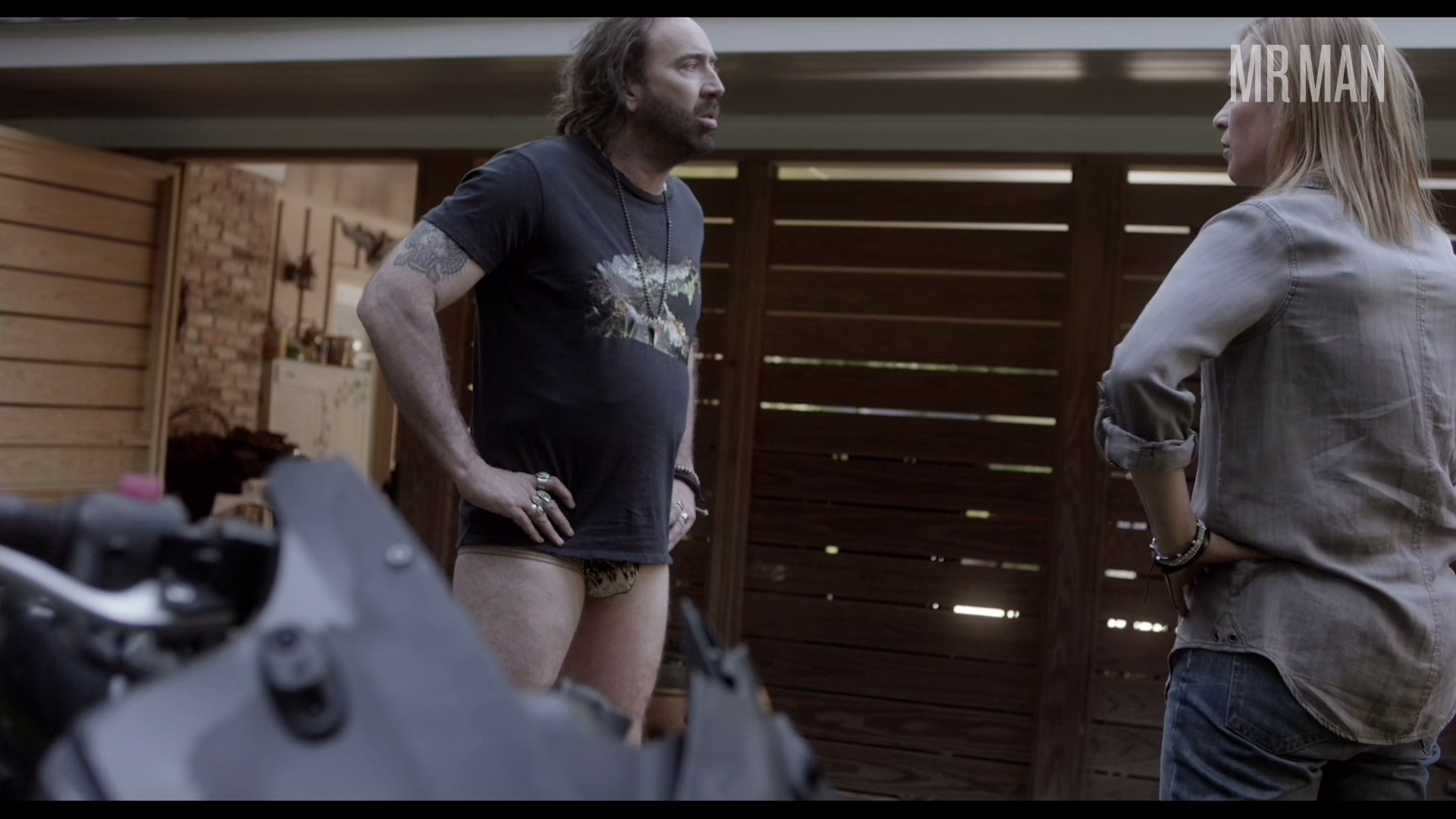 Sexiest Nicolas Cage Scene in Between Worlds. Sexy, Underwear, Bulge, shirtless, straight. 26551