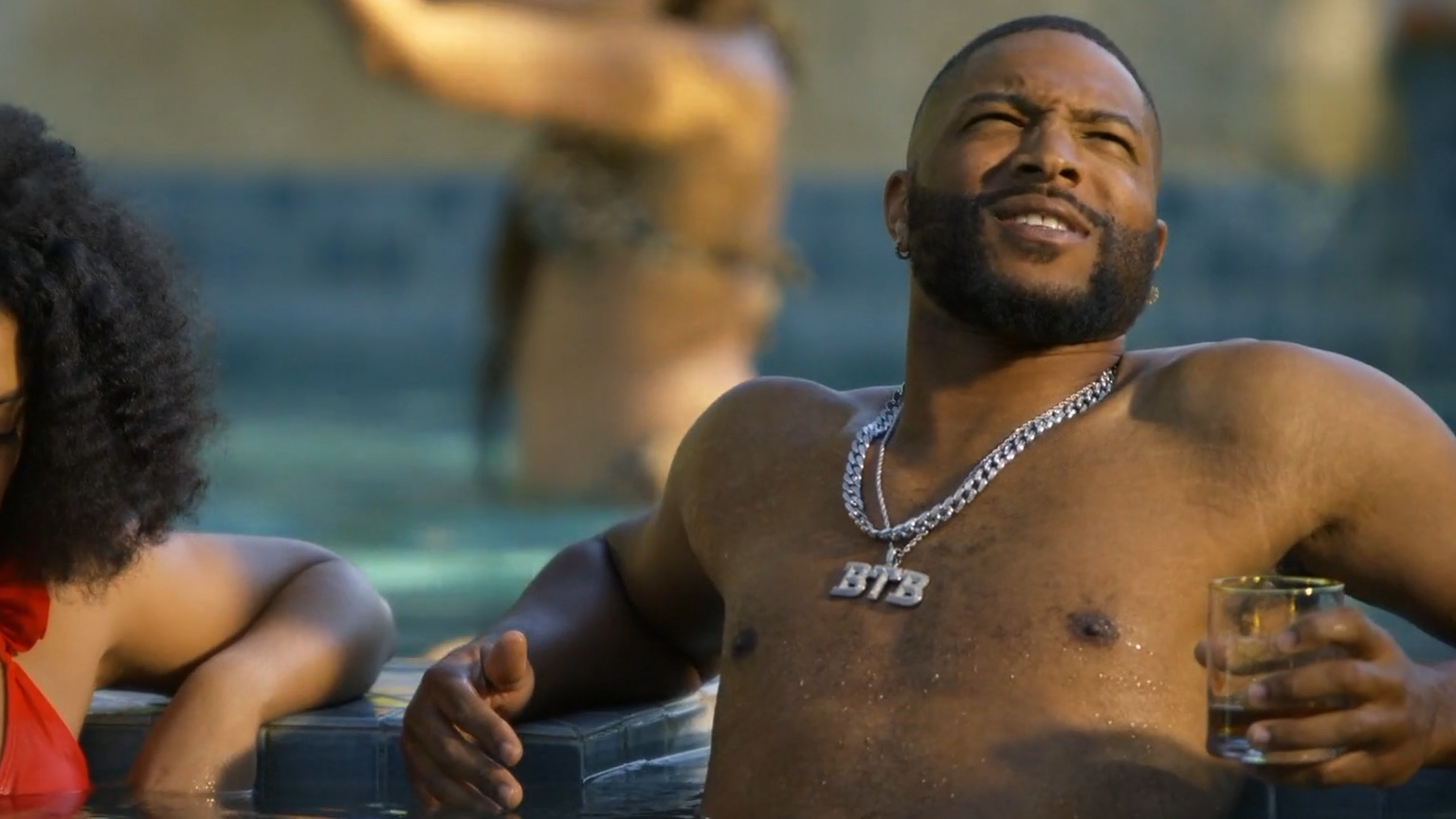 Sexiest Scenes of Darnell from Carl Weber's The Family Business. Bathing Suit, Shirtless. 79781