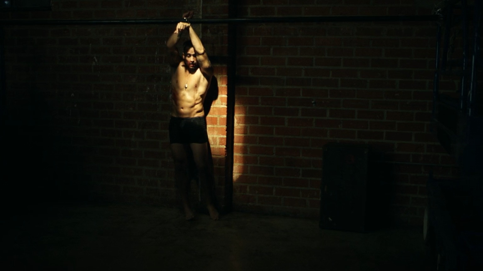 Hottest Carlos Sotelo Scene in Carl Weber's The Family Business. Shirtless, Underwear, sexy, straight. 29186
