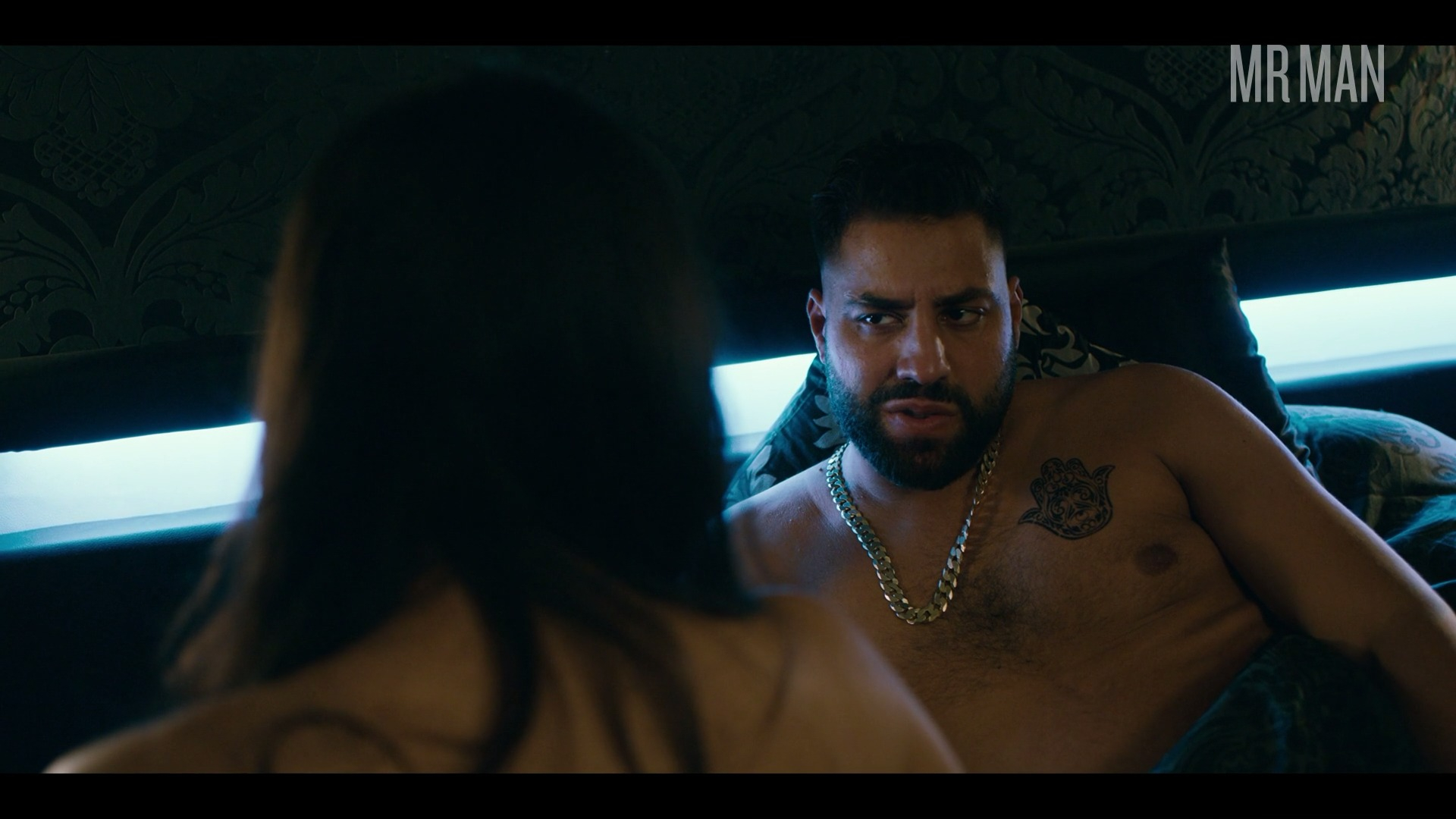 Sexiest Scenes of Kareem Tarik-Amir from Dogs of Berlin. Shirtless, Straight. 28511