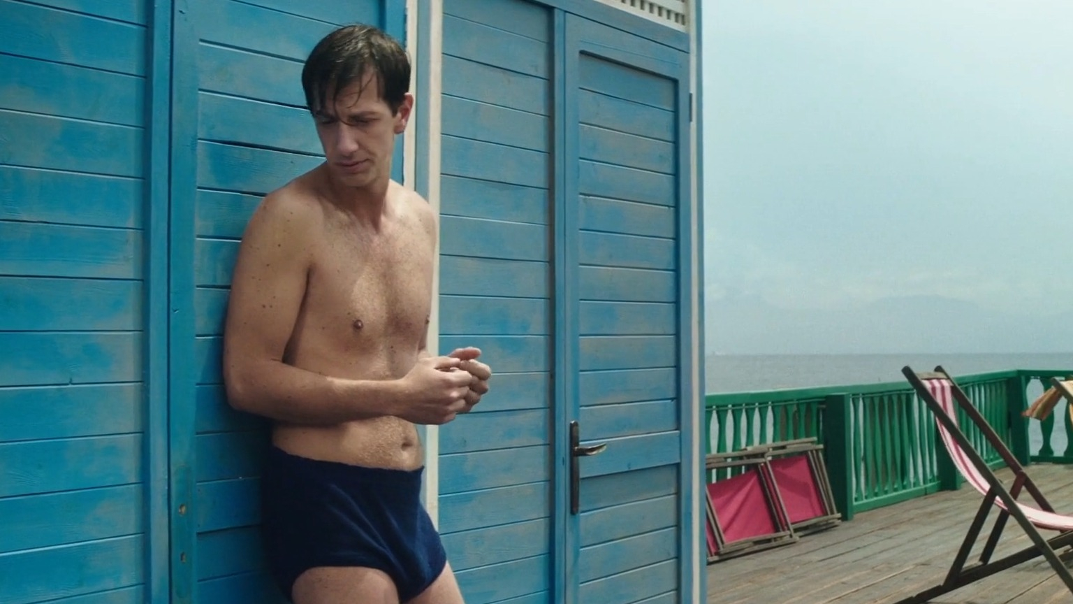 Hottest Christian Giroso Scene in My Brilliant Friend. Bathing Suit, Shirtless, bulge. 28610