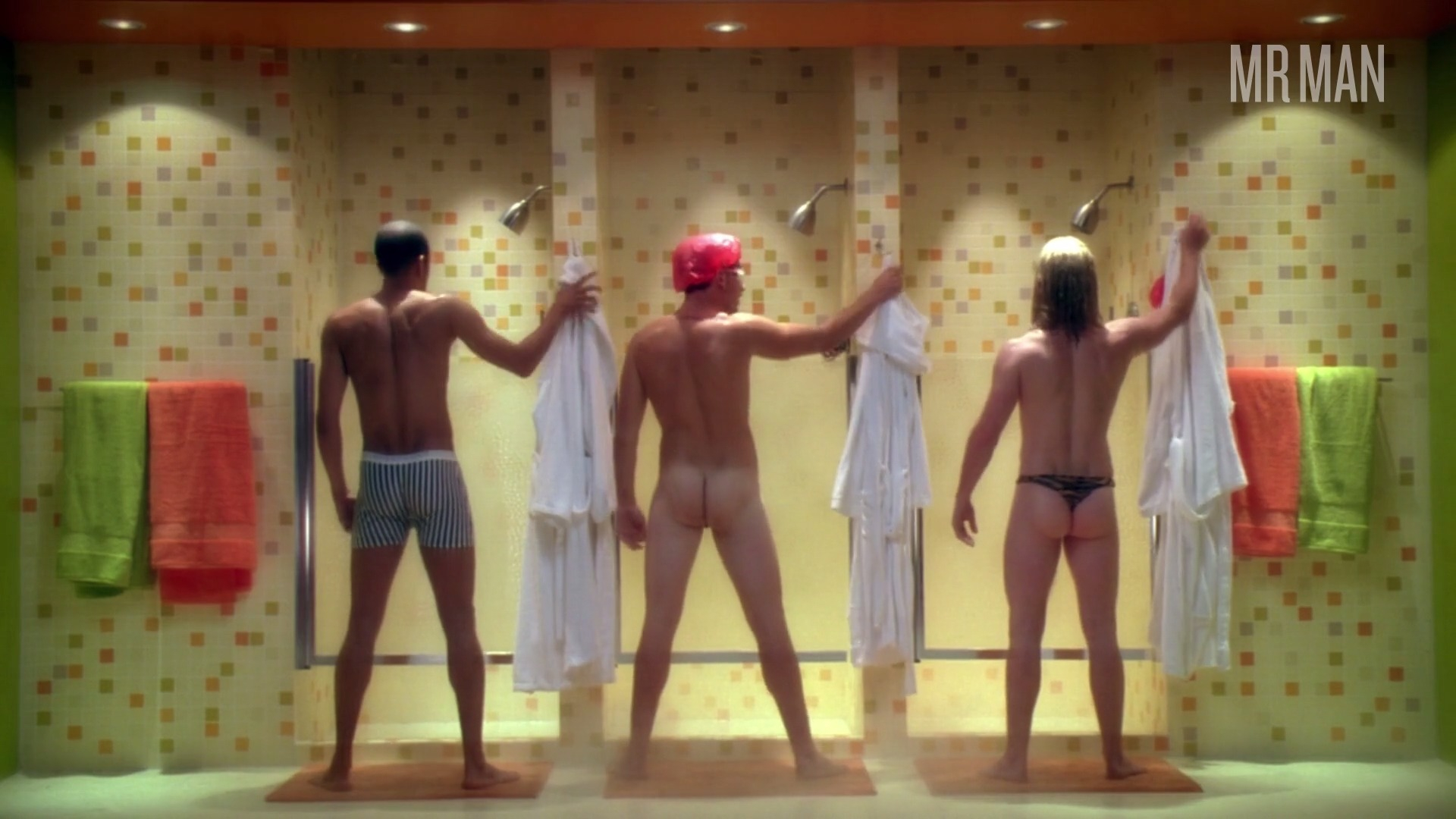Jon Bernthal, Affion Crockett, Eric Ladin in Bar Starz (2008) Bathing Suit Butt Shirtless Underwear Sexy Bathing Suit Butt 28631