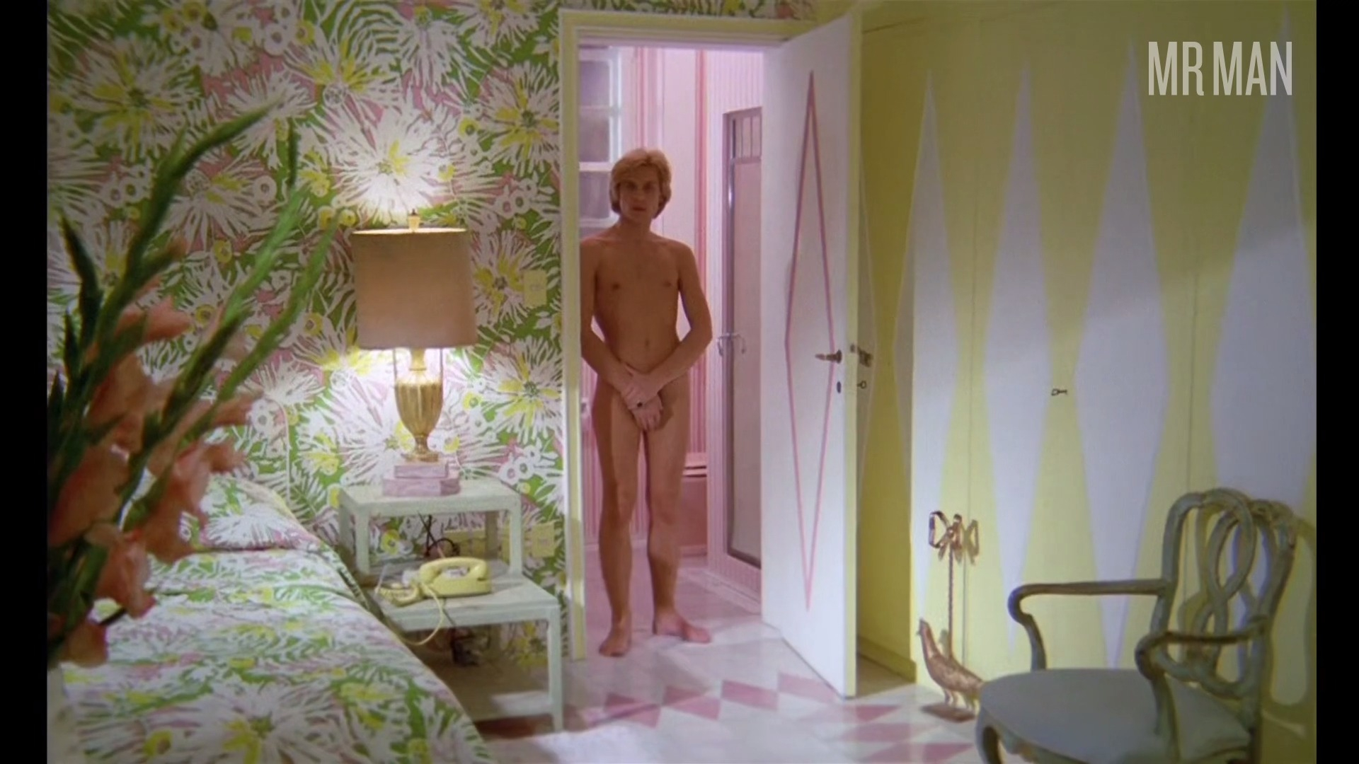 Helmut Berger Nude as Dorian Gray. Sexy, Shirtless, Straight, Butt, bathing suit, bulge. 29168