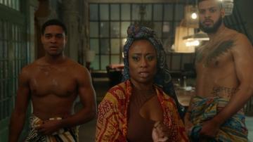 Sarunas J. Jackson, Marcus Emanuel Mitchell in Good Trouble (2019-2024) Shirtless Sexy Shirtless 59795