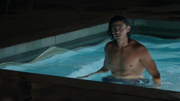 Tommy Martinez in Good Trouble (2019-2024) Sexy Shirtless Straight Bathing Suit Gay 29231