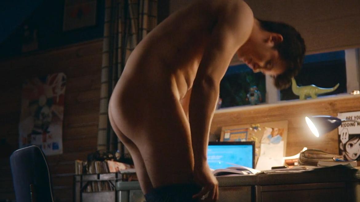 Asa Butterfield Naked in Sex Education. Butt, Shirtless, Prosthetic, Penis, balls, body double. 76981
