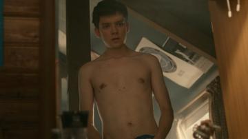Asa Butterfield in Sex Education (2019-2023) Shirtless Balls Body Double 29507