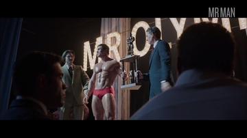 Calum Von Moger in Bigger (2018) Shirtless Underwear Bulge Shirtless 30375