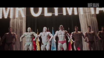 Calum Von Moger, Sergio Oliva Jr. in Bigger (2018) Shirtless Underwear Bulge Shirtless 30372