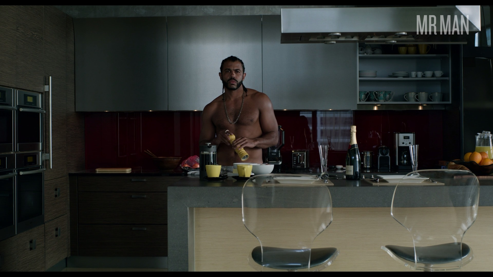 Velvet Buzzsaw's Sexiest Scenes with Daveed Diggs. Shirtless. 30282
