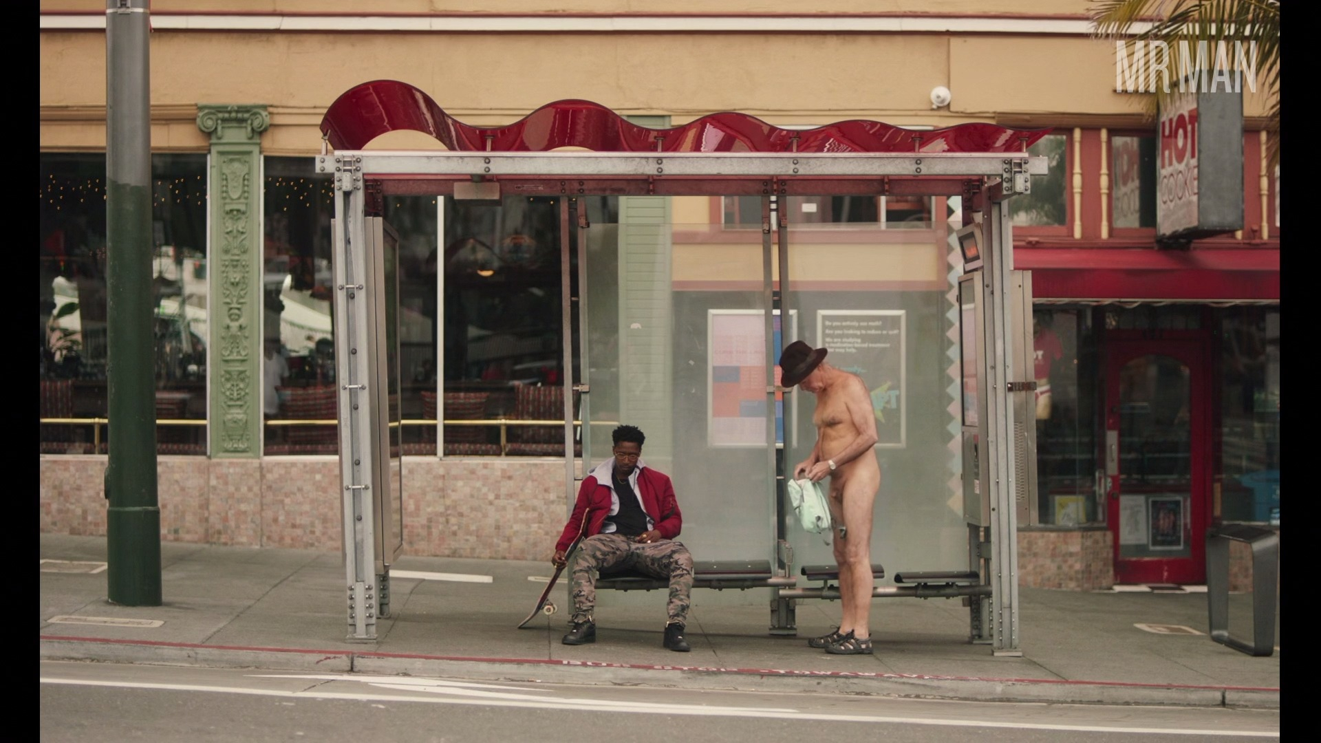 David Usner Naked as Adam. Balls, Penis, Shirtless, sexy. 39543