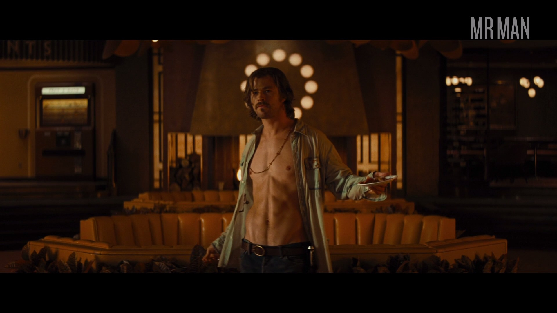 Bad Times at the El Royale's Sexiest Scenes with Chris Hemsworth. Shirtless, sexy. 30864