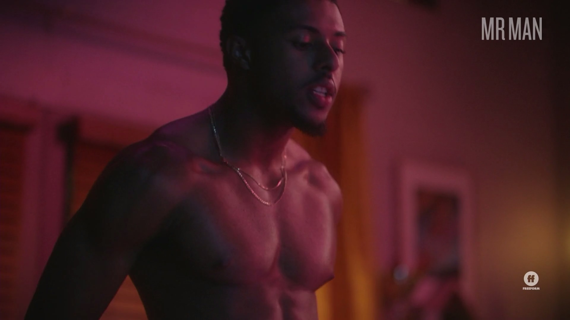Hottest Diggy Simmons Scene in grown-ish. Sexy, Shirtless, Straight, bathing suit. 58850