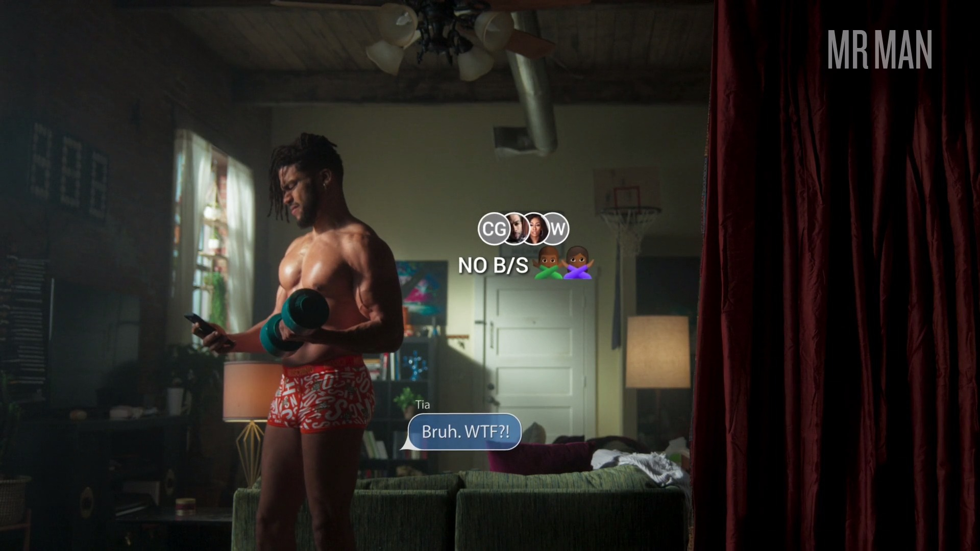 Boomerang's Sexiest Scenes with Leland B. Martin. Bulge, Shirtless, Underwear, gay, sexy. 46758