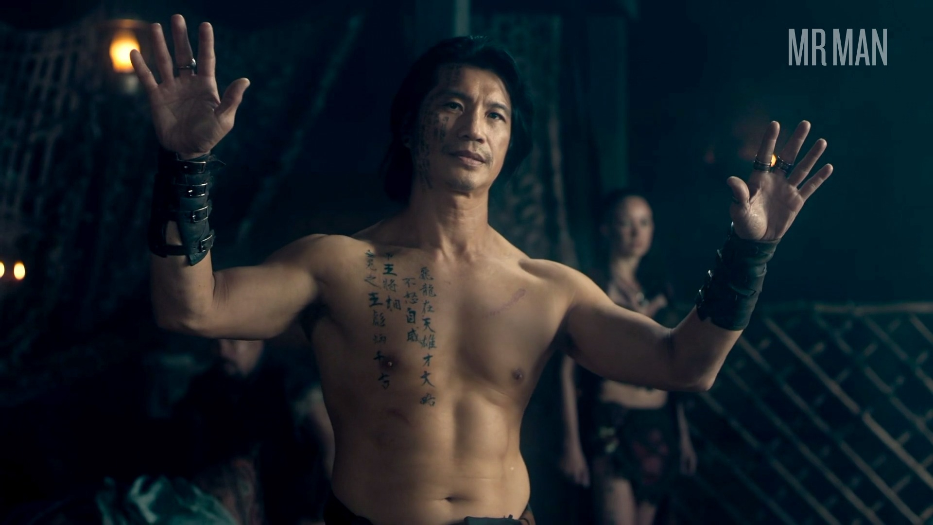 Hottest Dustin Nguyen Scene in Warrior. Gay, Sexy, shirtless. 54956