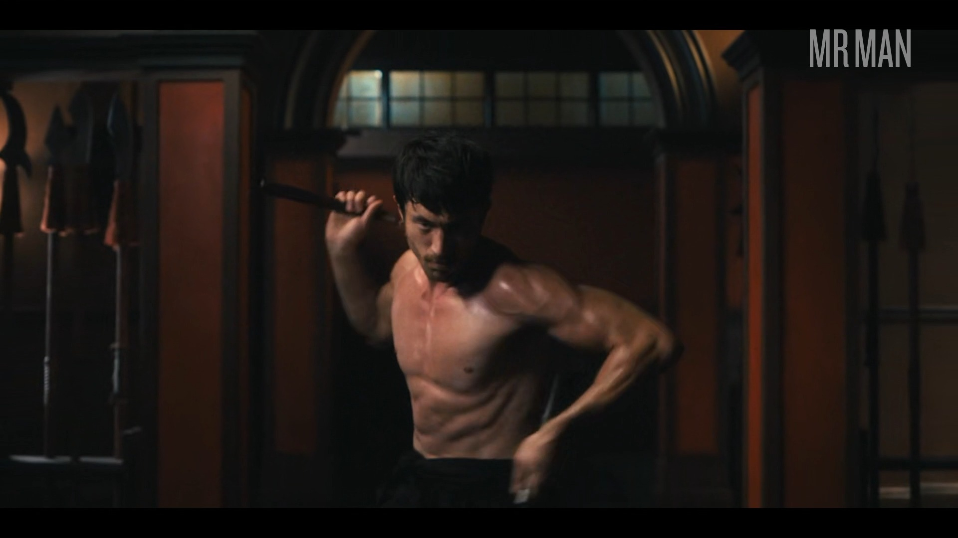 Sexiest Scenes of Ah Sahm from Warrior. Sexy, Shirtless, butt, straight. 76361
