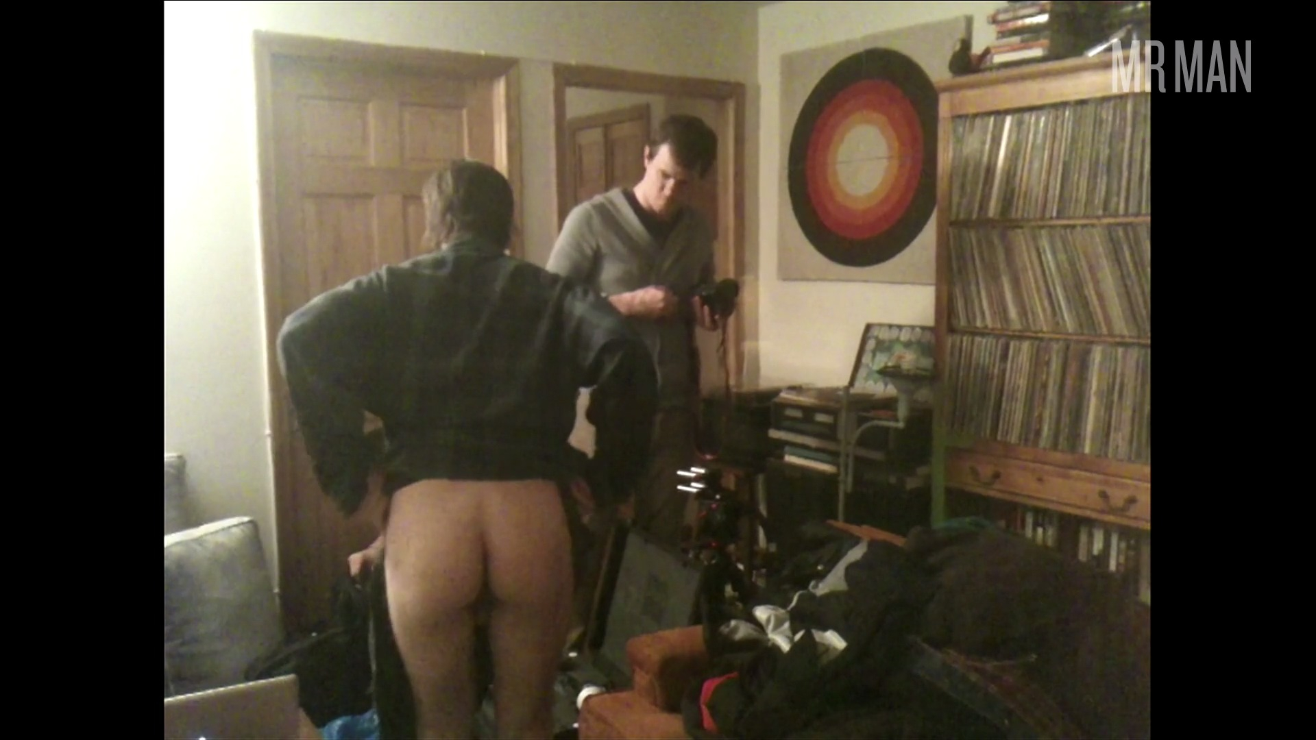 Nudes of Lawrence from The Zone. Butt, balls, erect. 36582