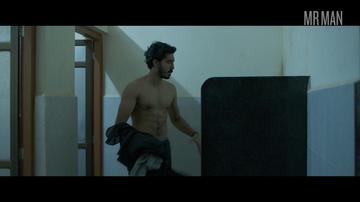 Dev Patel in The Wedding Guest (2019) Shirtless Underwear Shirtless Straight 36942