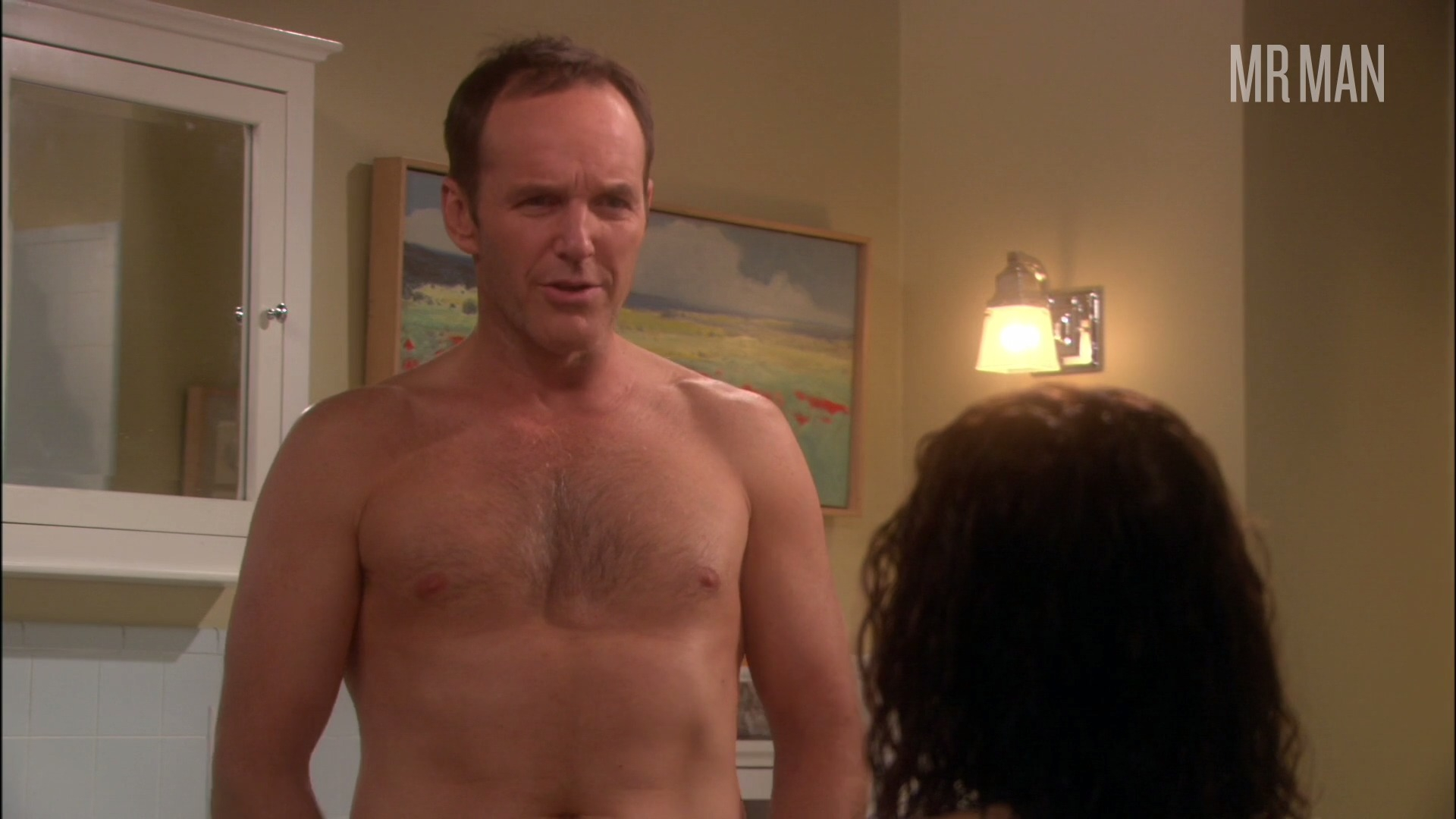 The New Adventures of Old Christine's Sexiest Scenes with Clark Gregg. Shirtless. 37140