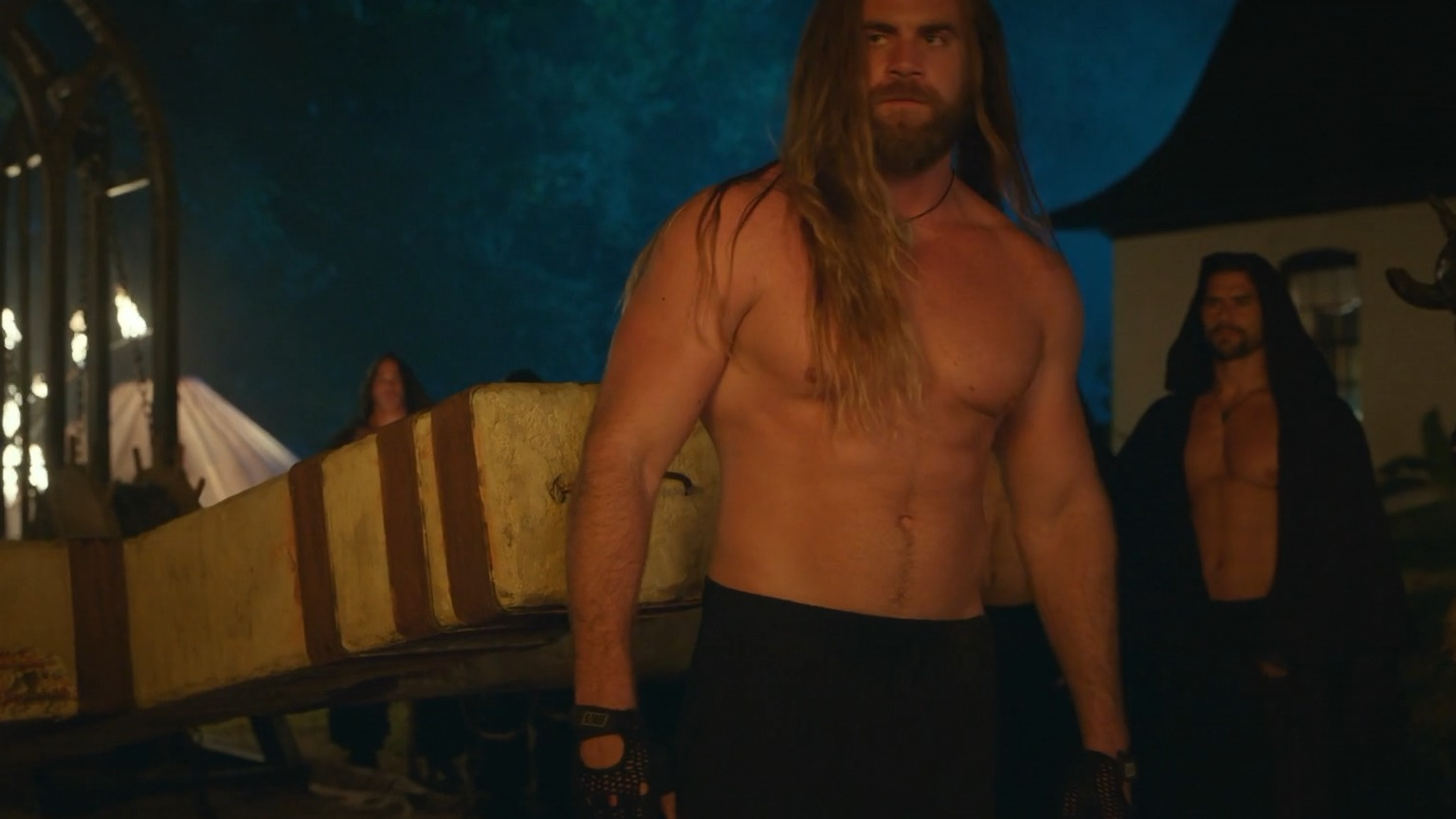 The Righteous Gemstones's Sexiest Scenes with Brock O'Hurn. Shirtless. 69546