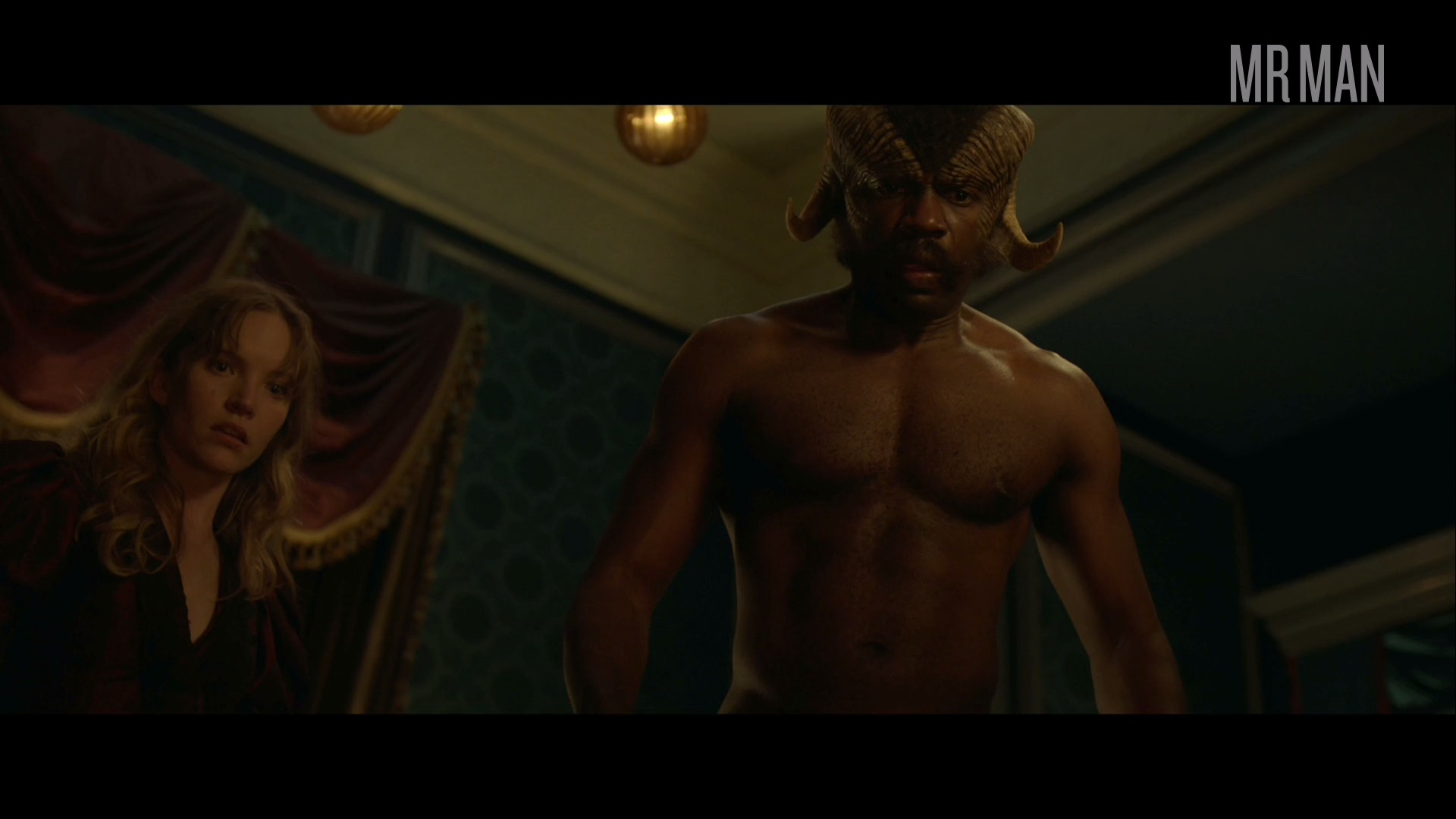 David Gyasi Naked as Agreus. Butt, Shirtless, sexy, straight. 38781