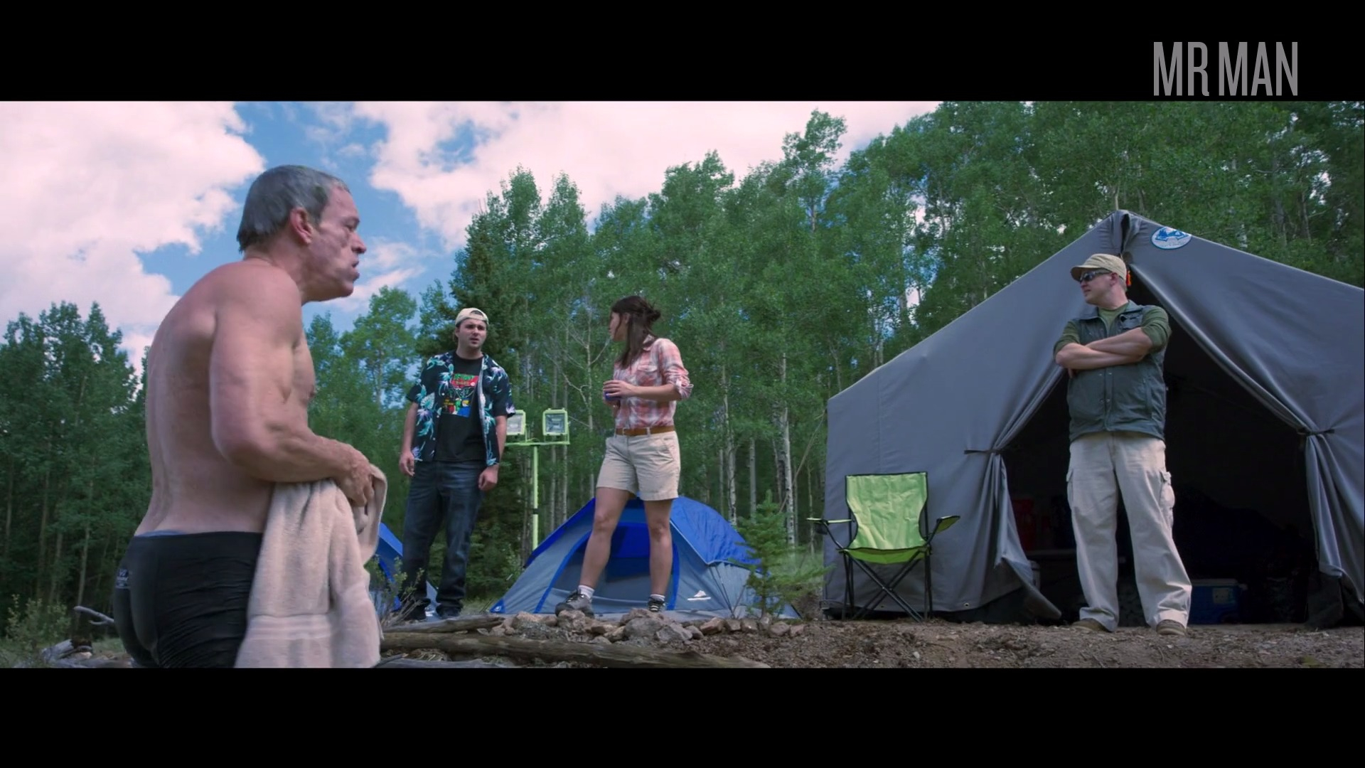 Hoax's Sexiest Scenes with Brian Thompson. Bathing Suit, Bulge, Shirtless, sexy. 39318