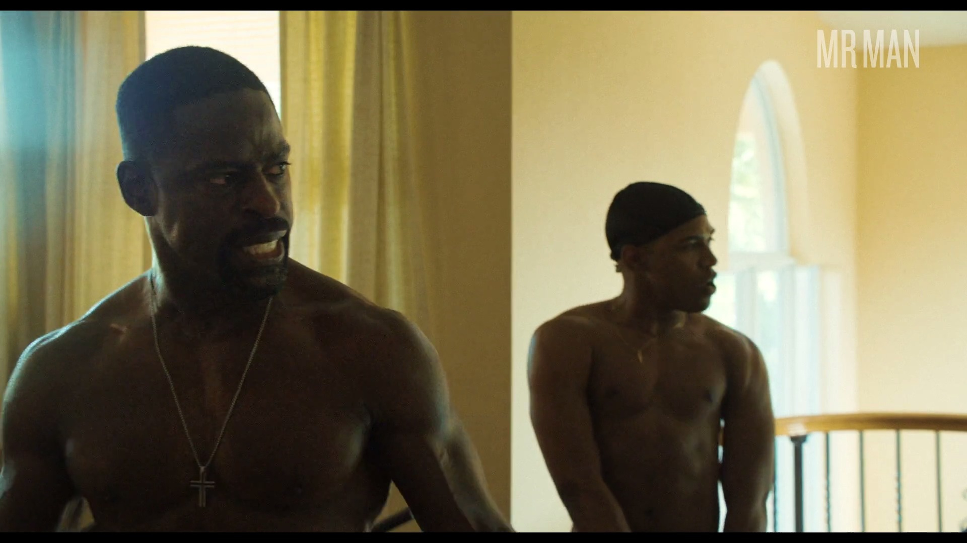 Waves's Sexiest Scenes with Kelvin Harrison Jr.. Shirtless, butt. 45462