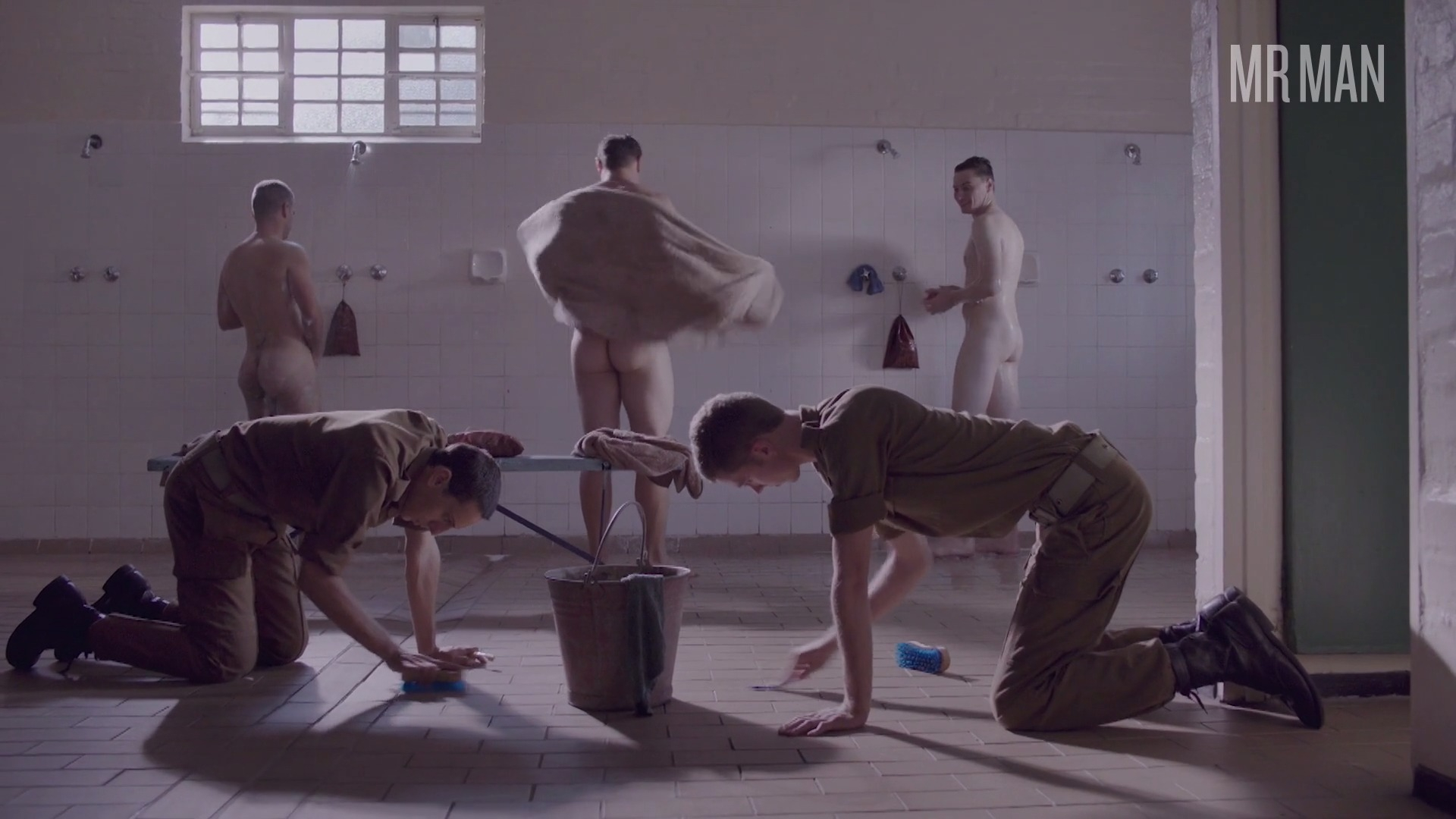 Geon Nel Naked as Corporal de Wet. Balls, Butt, Penis, Shirtless. 40251