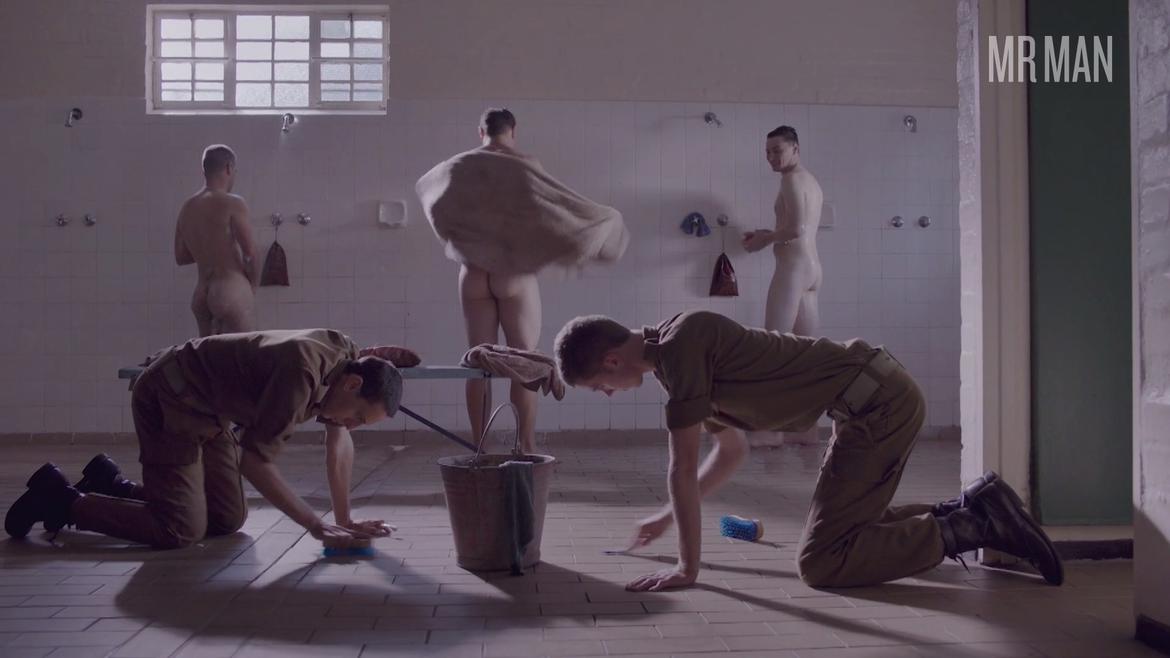 Geon Nel Naked as Corporal de Wet. Balls, Butt, Penis, Shirtless. 40251