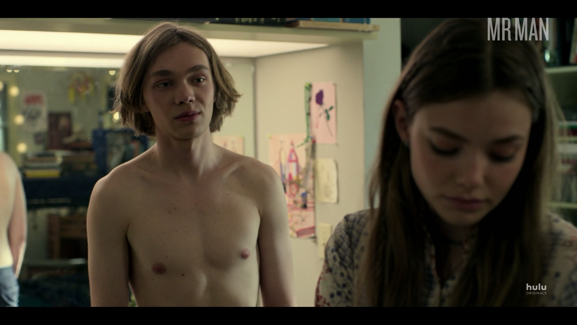 Hottest Miles Halter Scenes. Shirtless, straight, underwear. 41205