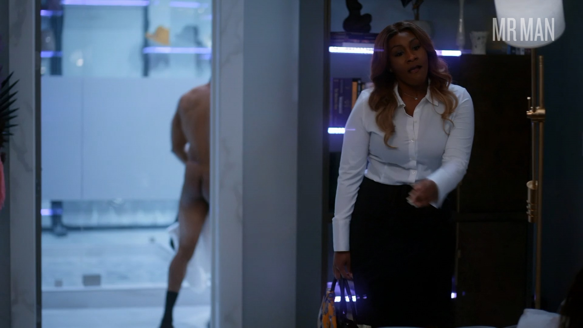 Chido Nwokocha Nude in Sistas. Butt, Shirtless, Straight, bulge, sexy. 74218