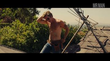 Hottest Cliff Booth Scenes. Shirtless. 43737