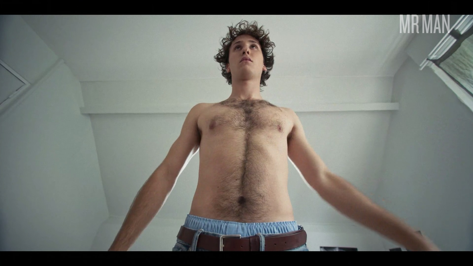 Hottest Némo Schiffman Scene in Mortel. Shirtless, bathing suit, bulge. 62684