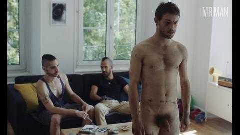 Félix Maritaud Naked as Léo. Balls, Butt, Erect, Gay, Penis, Shirtless, Underwear, bathing suit, sexy. 43317