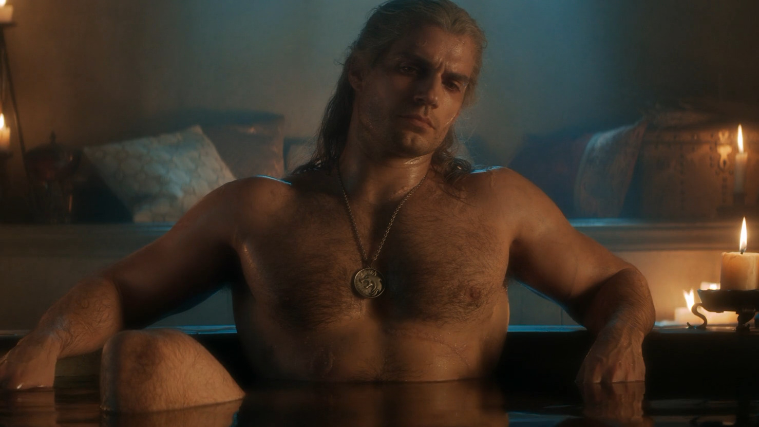Hottest Geralt of Rivia Scenes. Sexy, Shirtless. 43695