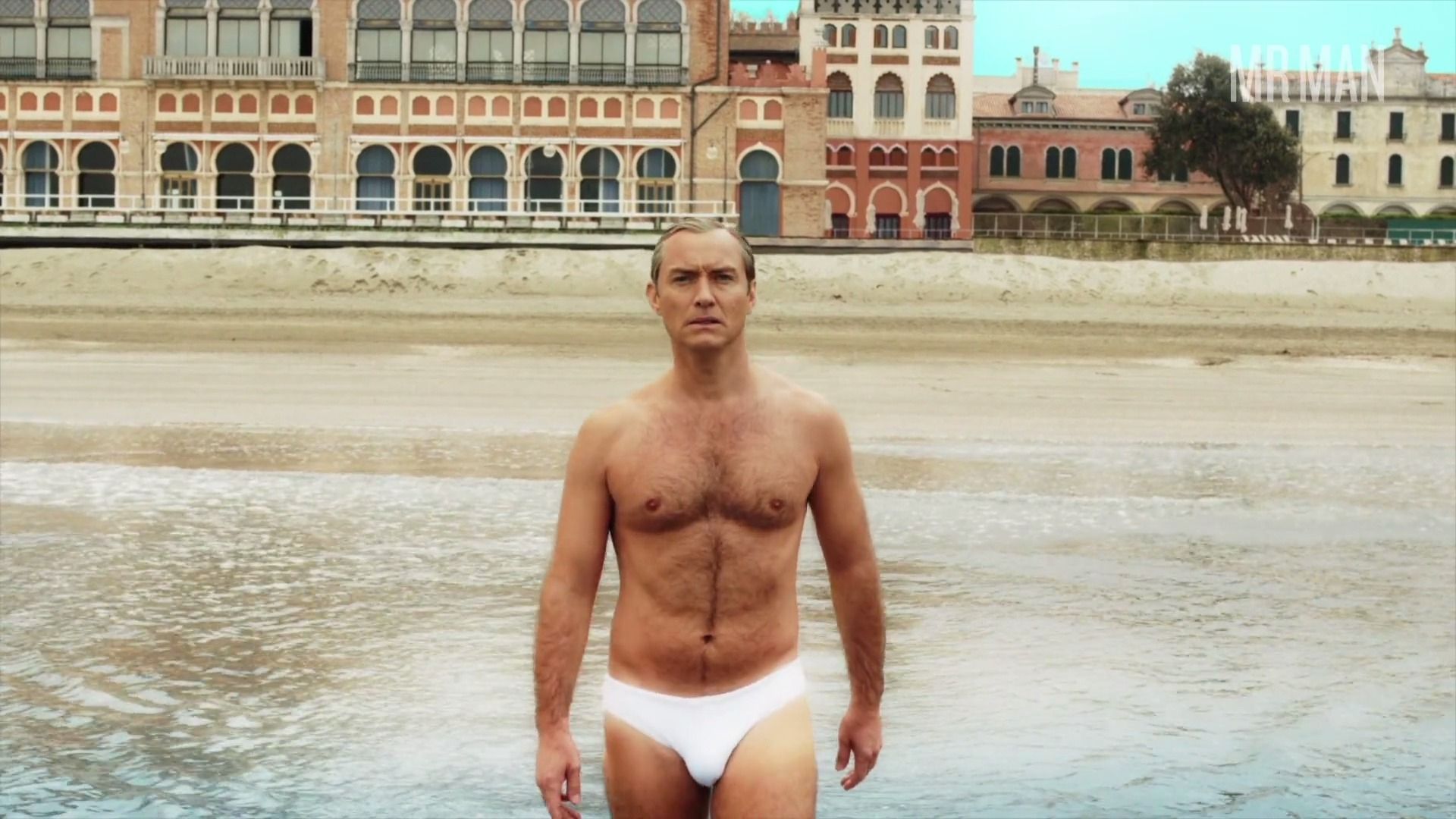 The New Pope's Sexiest Scenes with Jude Law. Bulge, Shirtless, Underwear, bathing suit, butt. 46602