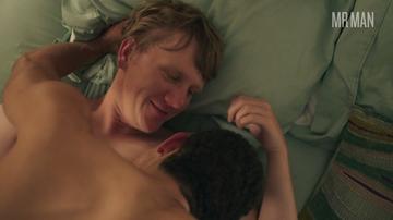 Adam Faison, Josh Thomas in Everything's Gonna Be Okay (2020-2021) Gay Shirtless Bulge Gay 45117
