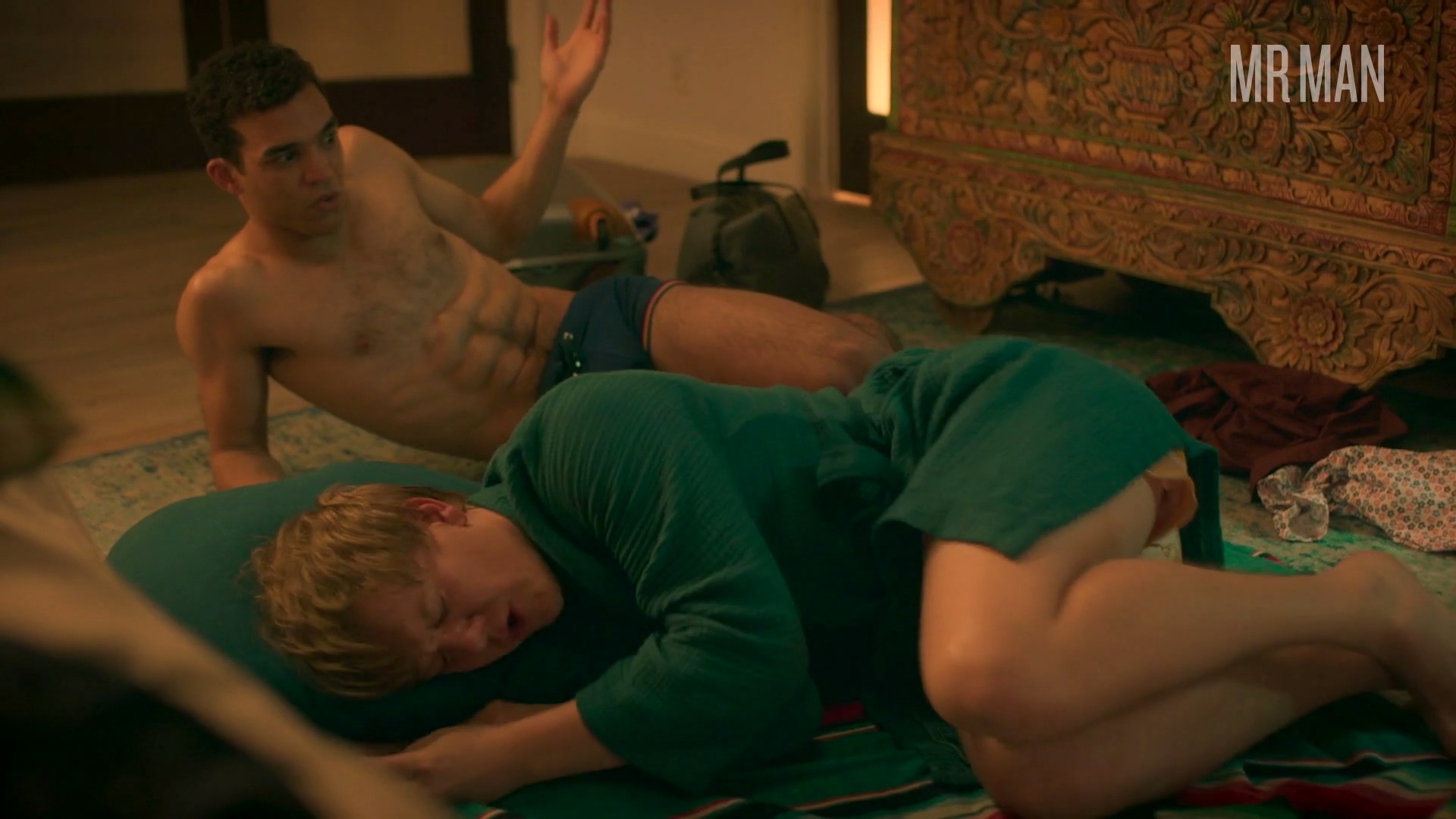 Everything's Gonna Be Okay's Sexiest Scenes with Adam Faison. Shirtless, bulge, gay. 45726