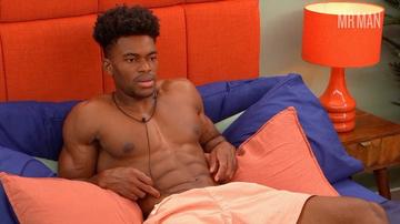 Marvin Achi, Brett Robinson in The Circle (2020-2023) Sexy Shirtless Bathing Suit Sexy 74707