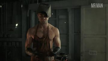 Daniel Radcliffe in Miracle Workers (2019-2023) Sexy Shirtless Bulge Sexy 76603