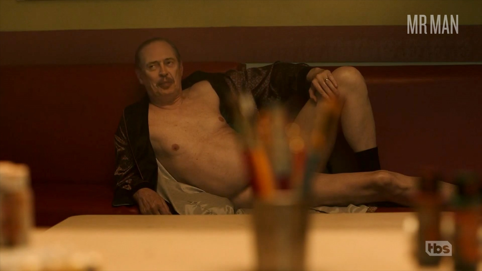 Hottest Steve Buscemi Scene in Miracle Workers. Shirtless. 76664