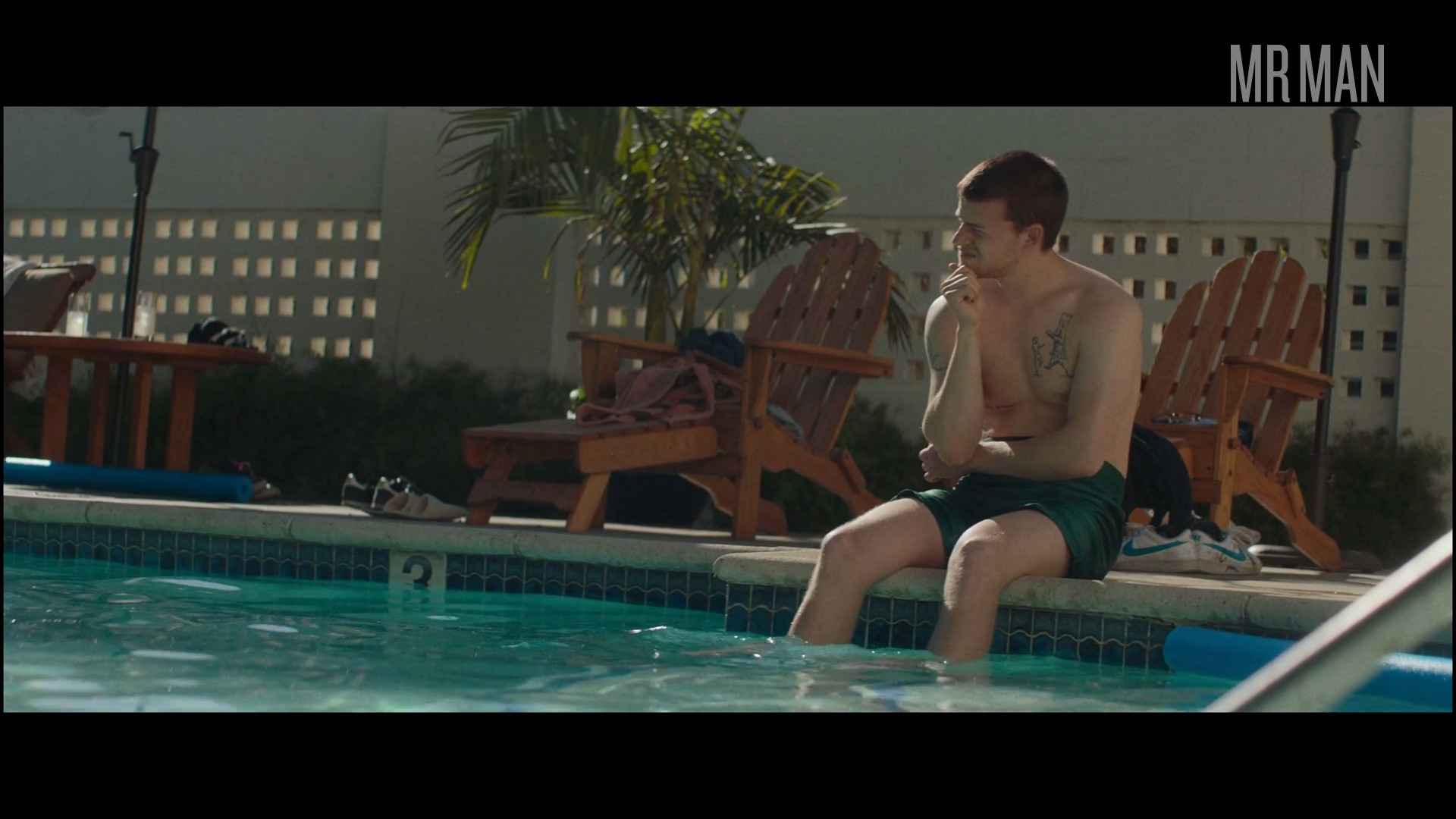 Honey Boy's Sexiest Scenes with Lucas Hedges. Bathing Suit, Sexy, Shirtless. 45444