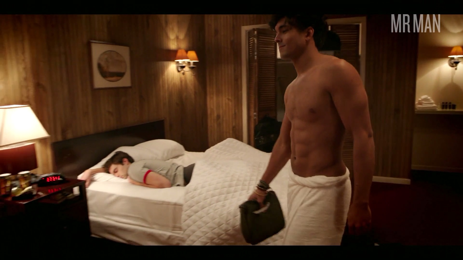 Niko Terho, Jake Borelli in The Thing About Harry (2020) Shirtless Underwear Gay Sexy 45909