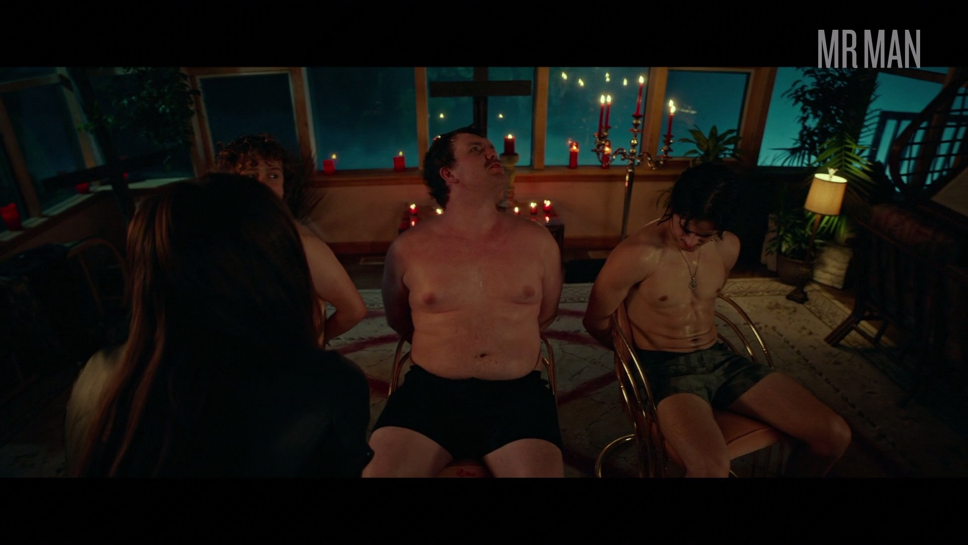 We Summon the Darkness's Sexiest Scenes with Logan Miller. Shirtless. 47778